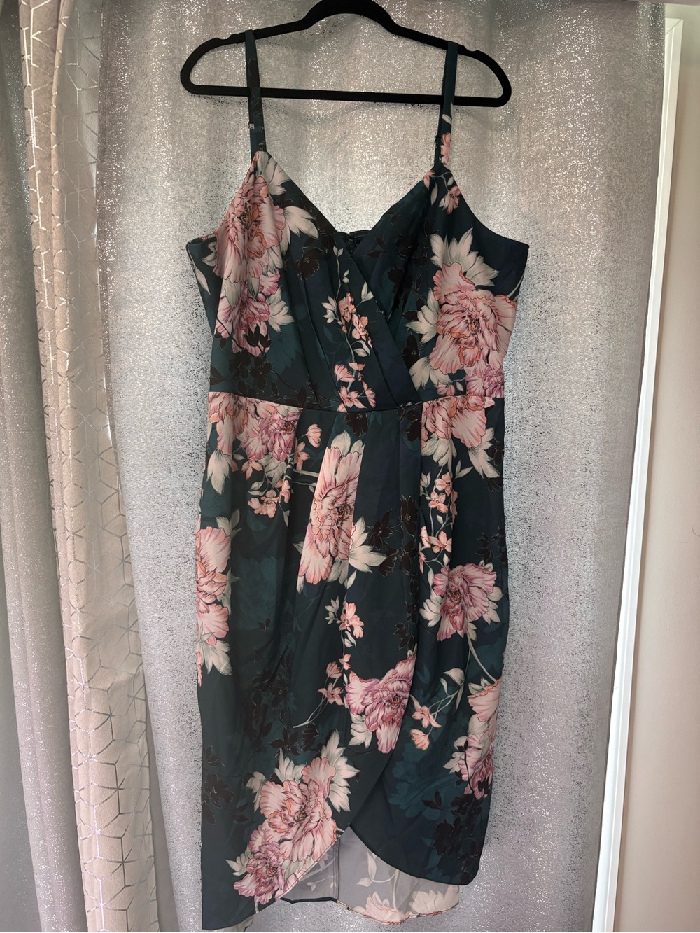 City Chic Jade Blossom Floral Dress